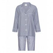 Eve Thin Stripe Pyjamas Blue Nufferton