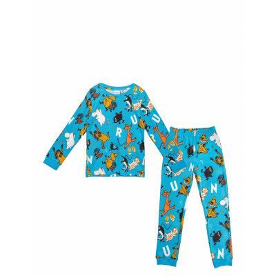 Fart Pyjamas *Villkorat Erbjudande Pyjamas Set Blå Martinex