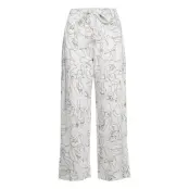 Fie Pants Pyjamasbyxor Mjukisbyxor Vit Underprotection