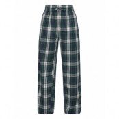 GANT Flannel Check Pajama Pants Marinblå