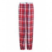 Tommy Hilfiger Flannel Cuffed Pant Röd