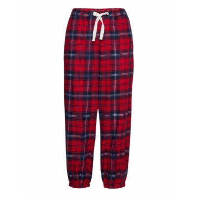 Flannel Joggers Pyjamasbyxor Mjukisbyxor Multi/mönstrad GAP