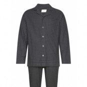 Flannel Pj Set Pants And Shirt Gb Pyjamas Grey GANT