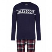 Fletcher *Villkorat Erbjudande Pyjamas Marinblå Lyle & Scott