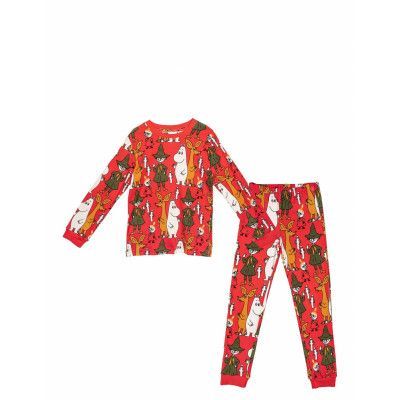 Ponder Pyjamas Pyjamas Set Red MUMIN