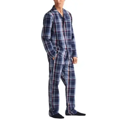 Gant Check Pajama Set Shirt And Pants