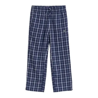 GANT Checked Flannel Pajama Pants Blå
