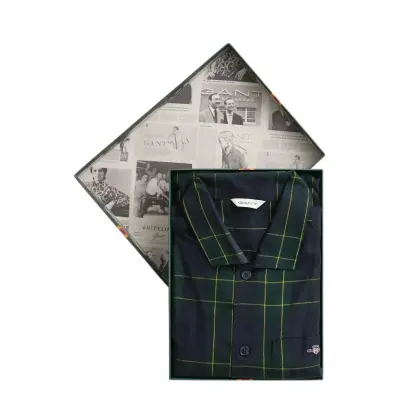 GANT Flannel Check Pajama Set Gift Box Multi/patterned