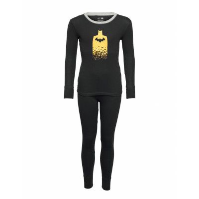 Gapkids | Dc Batman 100% Organic Cotton Graphic Pj Set Pyjamas Set Svart GAP