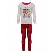 Gapkids | Disney Mickey Mouse And Friends Pj Set Pyjamas Set Grå GAP