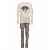 Gapkids | Disney Minnie Mouse Graphic 100% Organic Cotton Pj Pyjamas Set Multi/mönstrad GAP