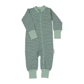 Geggamoja Pyjamas Two Way Zipper - Green - 74/80