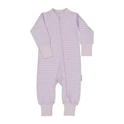 Geggamoja Pyjamas Two Way Zipper Lila