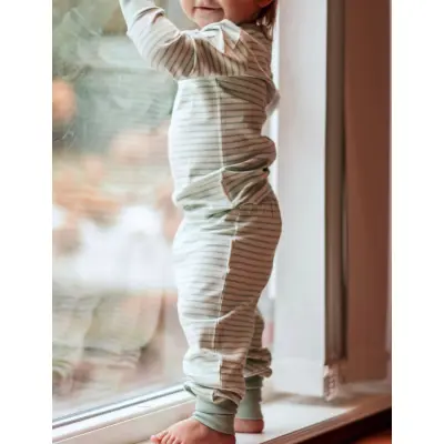 Geggamoja Two Pcs Pyjamas Classic - Green - 98-104