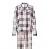 Tommy Hilfiger Gift Full Flannel Pj Set&Slipper Vit