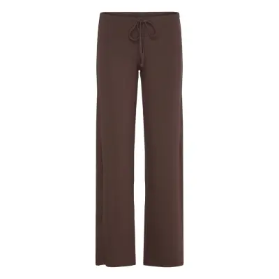 Gina Tricot Low Waist Trousers Brun
