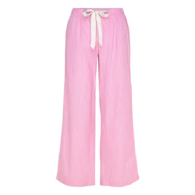 Gina Tricot Poplin Pyjamas Trousers - Pink - XL