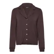 Gina Tricot Soft Pyjamas Shirt - Brown - L