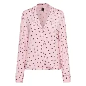 Gina Tricot Soft Pyjamas Shirt - Pink - XS
