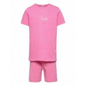 Girls Pyjama Short Pyjamas Set Pink Schiesser