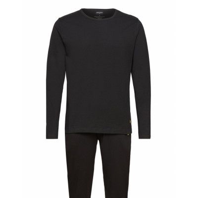 Grey *Villkorat Erbjudande Pyjamas Svart Lyle & Scott
