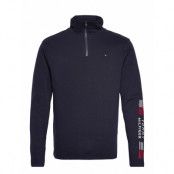 Half Zip Hwk Sweat-shirt Tröja Marinblå Tommy Hilfiger