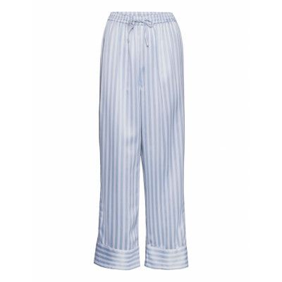 Hanna Over D Trousers Pyjamasbyxor Mjukisbyxor Vit Gina Tricot