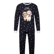 Happy Seasons Best Friends Christmas Pyjamas - Navy - M