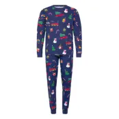 Happy Seasons Christmas Toys Pyjamas - Navy - M