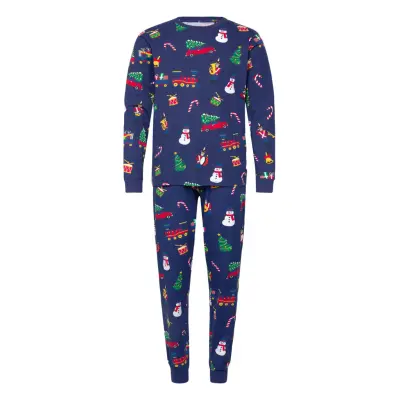 Happy Seasons Christmas Toys Pyjamas - Navy - S