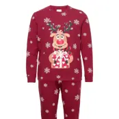 Happy Seasons Rudolfs Cute Pyjamas Rød - Red - L