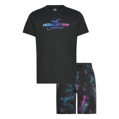 Hco. Guys Sleep Pyjamas Multi/mönstrad Hollister