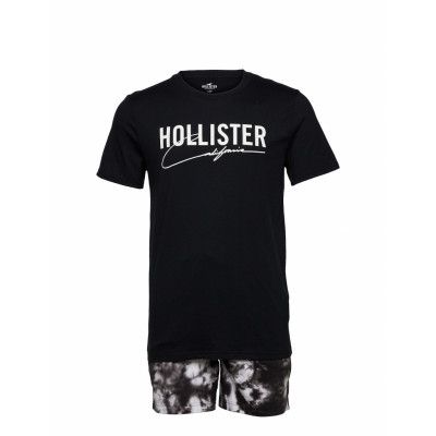 Hco. Guys Underwear Pyjamas Svart Hollister