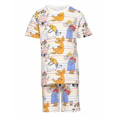 Hemulen Pyjama Short Set Pyjamas Set Multi/mönstrad Martinex