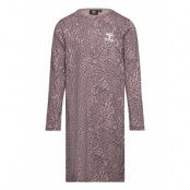 Hmlcarolina Night Dress L/S Night & Underwear Pyjamas Nightdresses Purple Hummel