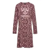 Hmlcarolina Night Dress L/S Night & Underwear Pyjamas Nightdresses Rosa Hummel
