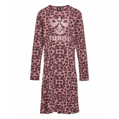 Hmlcarolina Night Dress L/S Night & Underwear Pyjamas Nightdresses Rosa Hummel