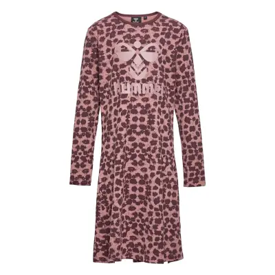 Hmlcarolina Night Dress L/S Night & Underwear Pyjamas Nightdresses Rosa Hummel