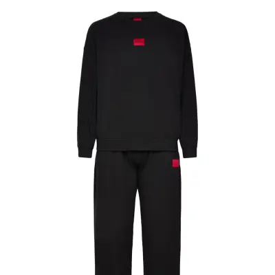 HUGO Nite_Long Set Svart