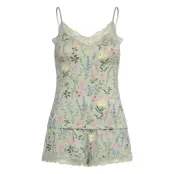 Hunkemöller Cami Short Pyjama Set - Green - M