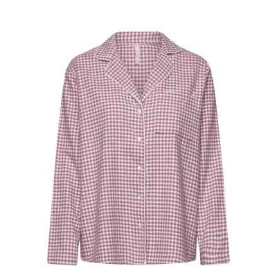 Hunkemöller Essentials Flannel Pyjama Top Rosa