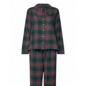 Hunkemöller Flannel Pyjama Set Grön