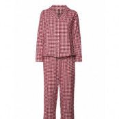 Hunkemöller Flannel Pyjama Set Röd