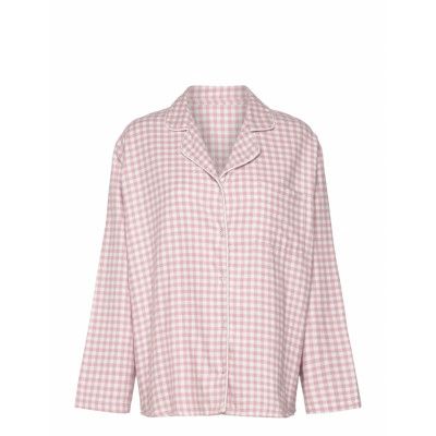 Hunkemöller Jacket Ls Check Essentials Rosa