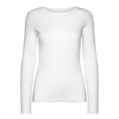 Hunkemöller Long-Sleeved Pyjama Top Vit