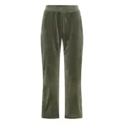 Hunkemöller Pant Straight Leg Velours Khaki Green