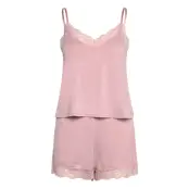 Hunkemöller Pj Cami Jersey Lace Nana Rosa
