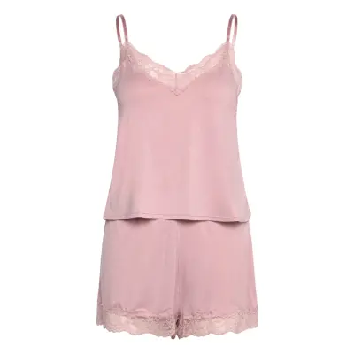 Hunkemöller Pj Cami Jersey Lace Nana Rosa