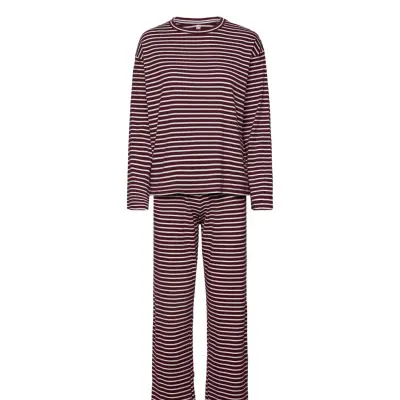 Hunkemöller Pyjamaset Cotton Jersey Burgundy
