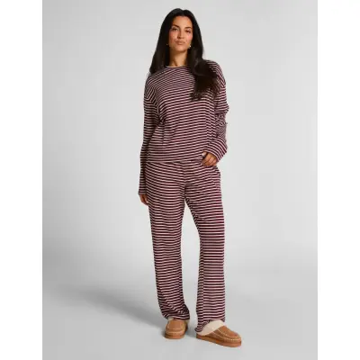 Hunkemöller Pyjamaset Cotton Jersey - Burgundy - XS